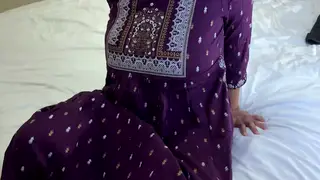 Busty Indian MILF Caught Pissing Then Spooned Deep