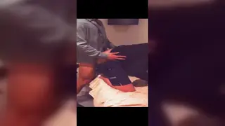 Uniformed Latino Detective Submits to Bareback Bondage