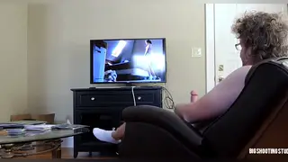 Mature Daddy Strokes His Thick Cock to a Big Finish