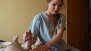 European MILF Masseuse Delivers a Happy Ending Facial