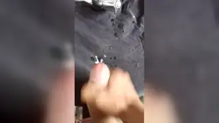 Latino Man Pleasures Himself in Private Moment