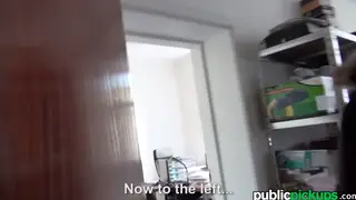 Euro Amateur Flashes Stranger Outside