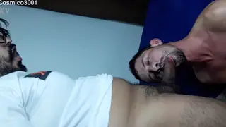 Interracial Pair Ends With a Messy Cumshot