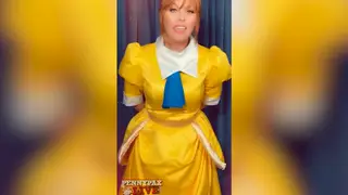 Busty Blonde Redhead Explores Anal Gape with Toys