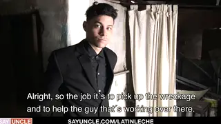 Latin Handyman Delivers Skilled Blowjob During Repair Visit