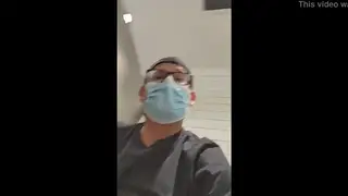 Bisexual Hunk Jerks Off With Toys in Work Bathroom