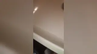 Black Guy Strokes His BBC in Bathroom Mirror