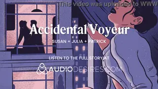 Voyeur Masturbates While Couple Fucks Nearby