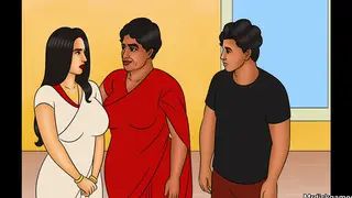 Stepmom Joins Husband and Wife for Bathroom Threesome