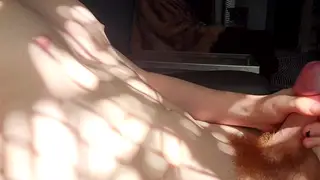 Latino Twink with Hairy Pubes Climaxes Solo