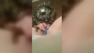 Teen in Cotton Thong Rubs Herself to Wet Orgasm