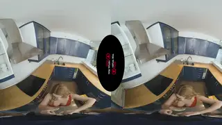 Voluptuous Partner Performs Titjob and Blowjob in VR