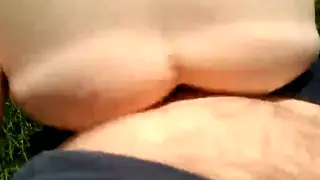 European Amateur Risks Public Blowjob and Doggystyle Outdoors