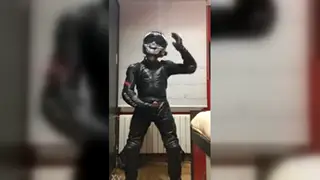 Solo Guy Works His Helmet Until He Shoots