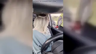 Blonde European MILF Takes Stranger's Cock Outdoors in Anal