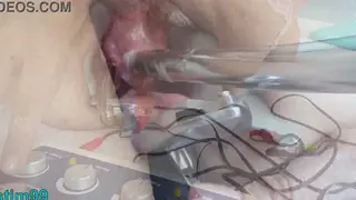 Japanese European Milf Endures Electric Piss Play Torment
