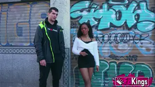 Ebony Latina Shines at Casting With Blowjob and Hard Fuck