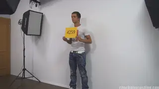 European Twink Auditions With a Nervous Blowjob