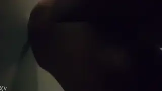 Latino Hooks Up Through a Gloryhole in a Bathroom