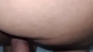 Curvy Indian Girlfriend Takes Anal While Tied Up