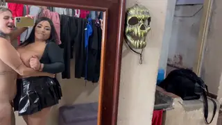 BBW Tenant Lured Into Outdoor Lesbian Encounter