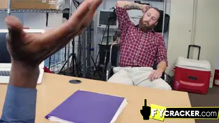 Interracial Pair Trades Blowjobs Before Deep Penetration