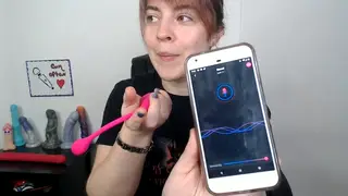Solo Performer Tests a New Toy on Live Webcam