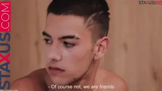 Petite European Brunette Gives Blowjob in Bedroom