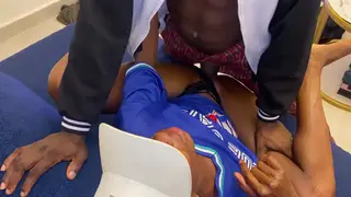 Petite Stepsister Takes a Rough BBC on a Desk