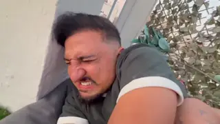 Curvy Latina Takes Anal Creampie on Balcony