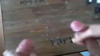 Two Friends Stroke Big Cocks Side by Side
