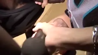 Muscular Ebony Men Share Intense Interracial Threesome