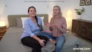 Blonde Dominates Curvy Partner with Rope and Toys