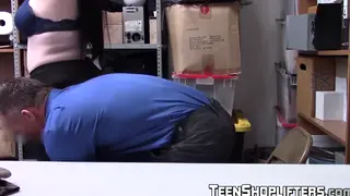 Curvy Teen in Uniform Takes It Hard From Behind