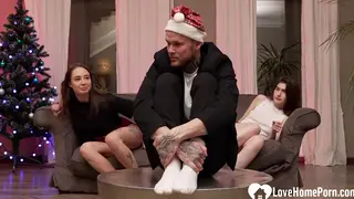 Student Threesome Swaps Books for Feet and Doggystyle