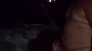 Muscular Stranger Gets a Blowjob in a Beachside Car