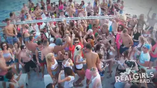 Curvy European Women Explore Lesbian Passion on a Boat Party