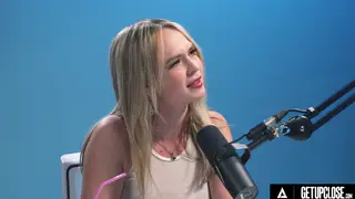 Blonde Casting Cutie Squirts Hard on Vibrator