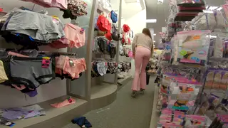 Pierced MILF Flashes Jewelry During Public Shopping
