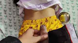 Indian Stepsister Takes a Thick Cock Doggystyle