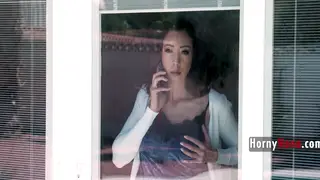 Asian MILF Shows Teen How It Feels in POV