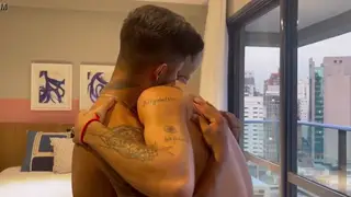 Two Guys Explore Oral Pleasure on Camera