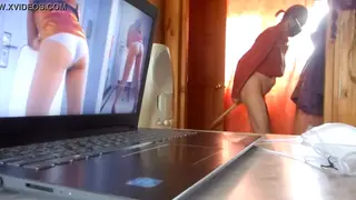 Solo Performer Pleasures Himself Outdoors