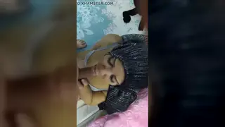 Veiled Middle Eastern Woman Teases in a Homemade Clip