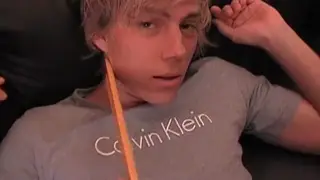 Blonde Twink Takes a Hard Bareback Pounding with Spanking
