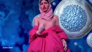 Hijabi Nurse in Uniform Delivers Femdom Handjob at Clinic