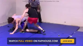 European Twinks Wrestle and Fuck in a Gym