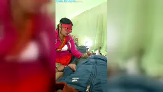 Indian Beauty Swallows Deep During Intense Oral Session
