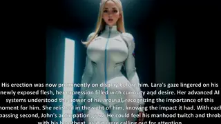 Futuristic Android Explores Intimacy With Human Partner