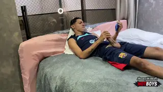 Muscular Black Stud Guides His Boyfriend Through a Slow Handjob